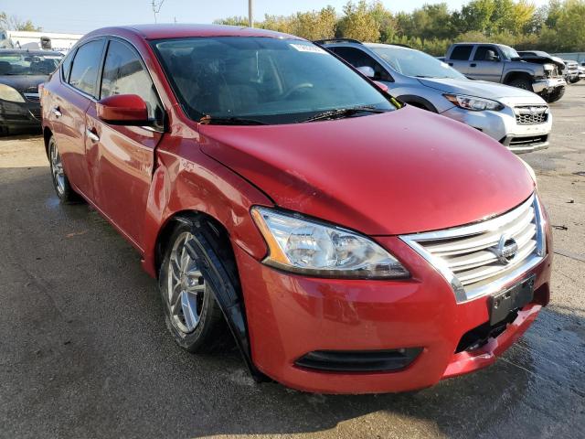 3N1AB7AP7EY241959 - 2014 NISSAN SENTRA S RED photo 4