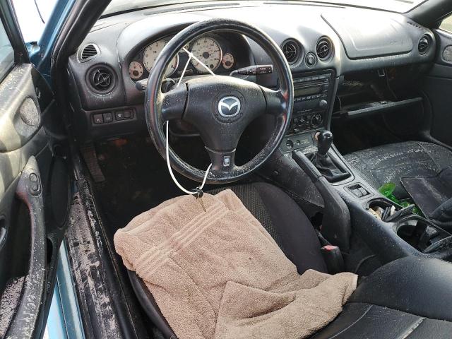 JM1NB353910218735 - 2001 MAZDA MX-5 MIATA BASE BLUE photo 8