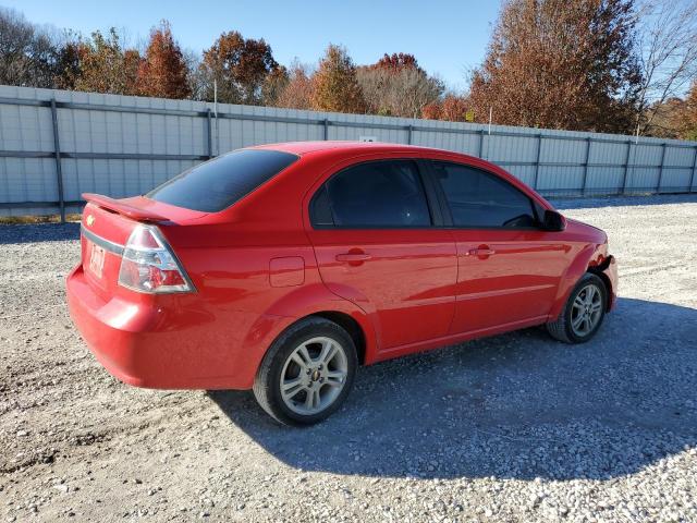 KL1TG5DE3BB132342 - 2011 CHEVROLET AVEO LT RED photo 3