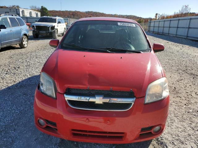 KL1TG5DE3BB132342 - 2011 CHEVROLET AVEO LT RED photo 5