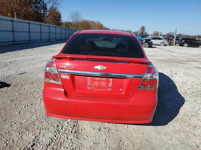 KL1TG5DE3BB132342 - 2011 CHEVROLET AVEO LT RED photo 6