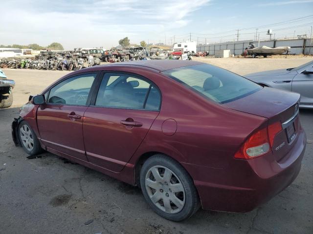 2HGFA1F85BH544164 - 2011 HONDA CIVIC EX RED photo 2