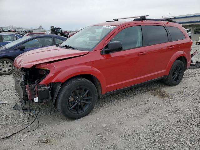 3C4PDCBB3KT863075 - 2019 DODGE JOURNEY SE RED photo 1