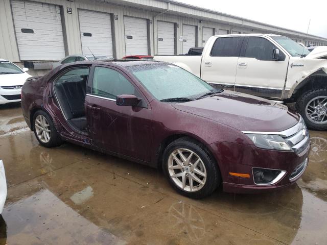 3FAHP0JA9BR153572 - 2011 FORD FUSION SEL BURGUNDY photo 4