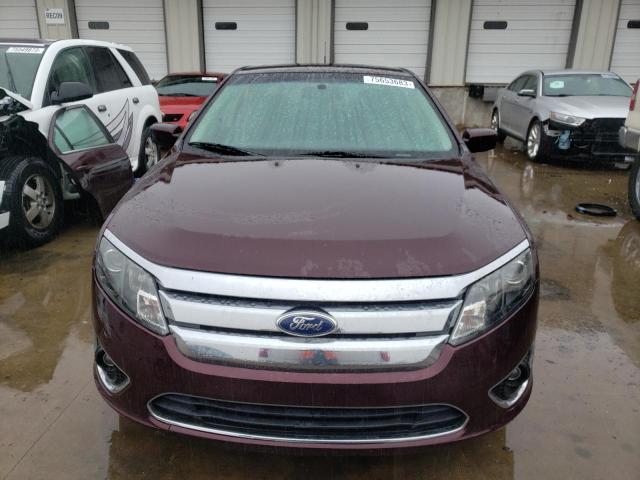 3FAHP0JA9BR153572 - 2011 FORD FUSION SEL BURGUNDY photo 5