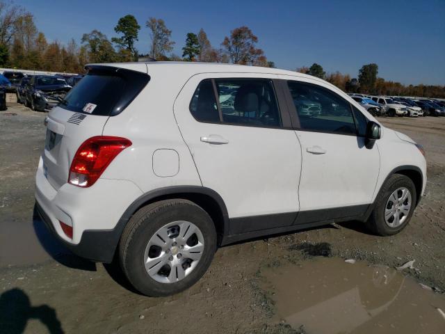 3GNCJKSB6JL165924 - 2018 CHEVROLET TRAX LS WHITE photo 3