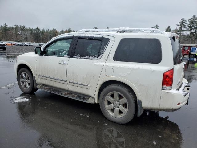 5N1AA0NC8BN619919 - 2011 NISSAN ARMADA SV WHITE photo 2