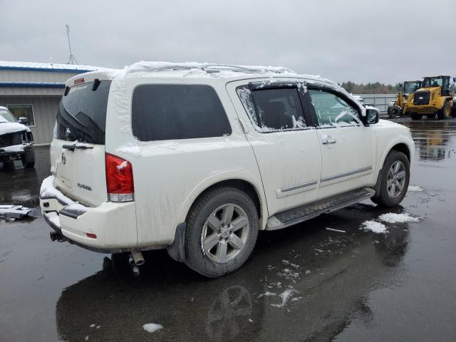 5N1AA0NC8BN619919 - 2011 NISSAN ARMADA SV WHITE photo 3