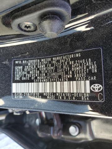 5YFB4MDEXPP034876 - 2023 TOYOTA COROLLA LE BLACK photo 13