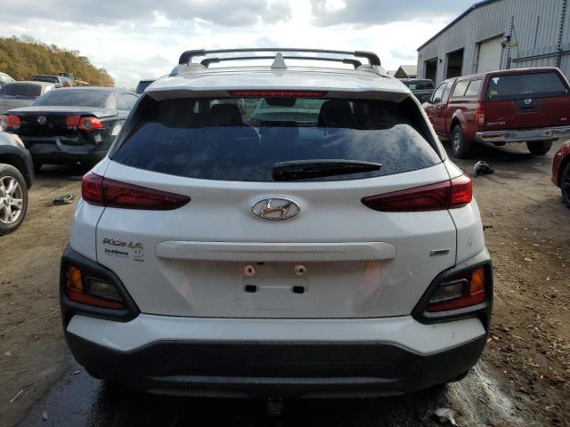 KM8K6CAA6MU664779 - 2021 HYUNDAI KONA SEL PLUS WHITE photo 6