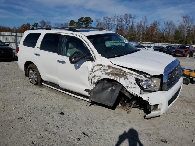 5TDZY68A18S011839 - 2008 TOYOTA SEQUOIA LIMITED WHITE photo 4