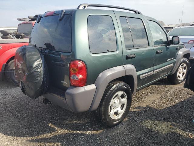 1J4GL48K63W647551 - 2003 JEEP LIBERTY SPORT GREEN photo 3