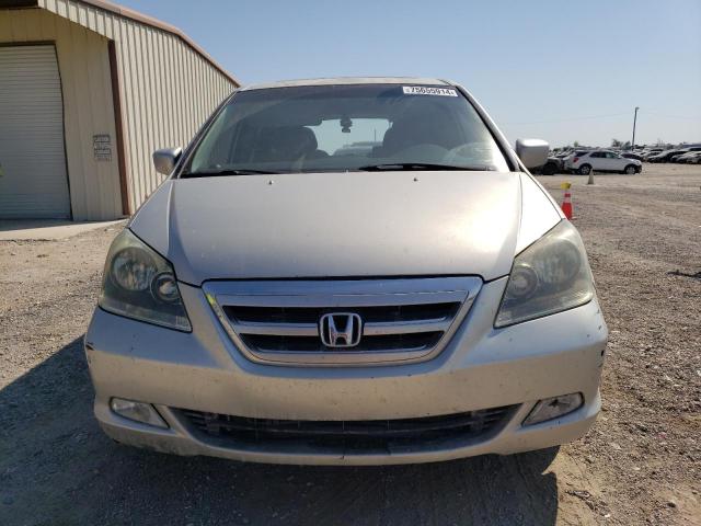 5FNRL38825B105576 - 2005 HONDA ODYSSEY TOURING GRAY photo 5