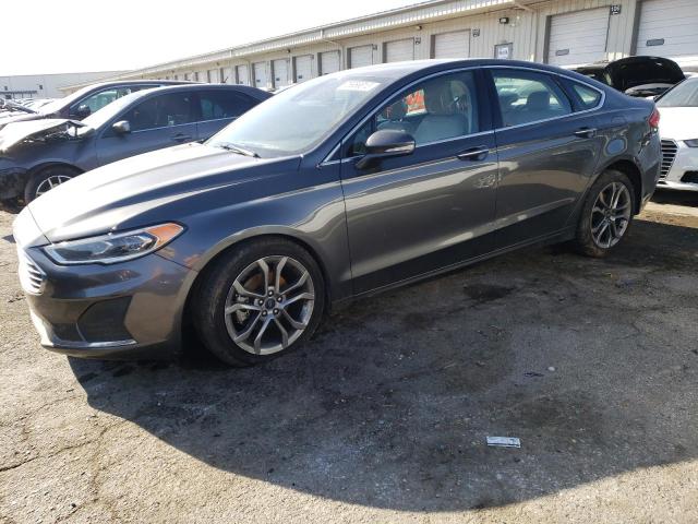 3FA6P0CD4KR150108 - 2019 FORD FUSION SEL GRAY photo 1