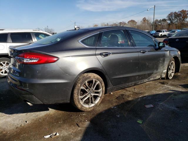 3FA6P0CD4KR150108 - 2019 FORD FUSION SEL GRAY photo 3