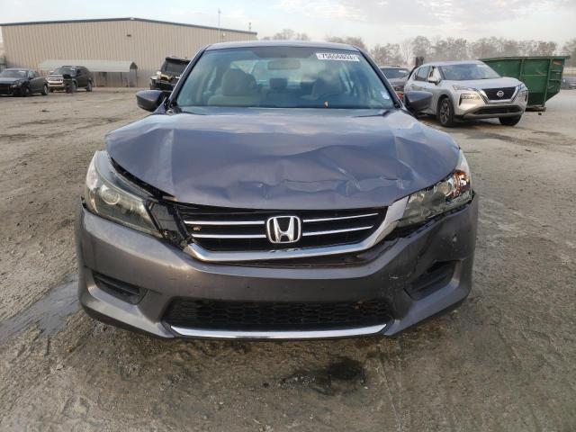 1HGCR2F35DA077299 - 2013 HONDA ACCORD LX GRAY photo 5