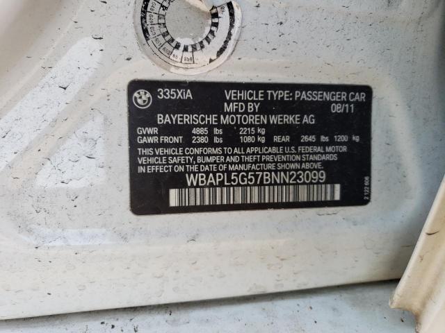 WBAPL5G57BNN23099 - 2011 BMW 335 XI Beyaz fotoğraf 12
