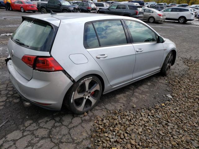 3VW447AU3FM068117 - 2015 VOLKSWAGEN GTI SILVER photo 3