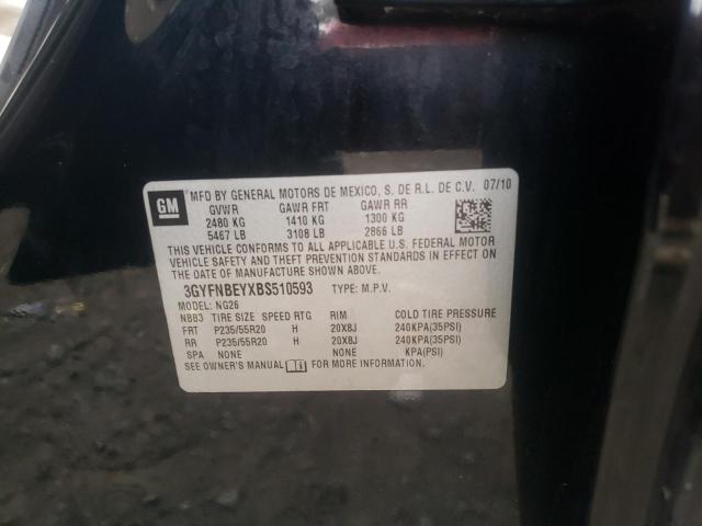 3GYFNBEYXBS510593 - 2011 CADILLAC SRX PERFORMANCE COLLECTION Қара фото 13