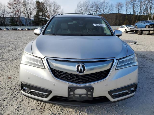 5FRYD4H80EB013413 - 2014 ACURA MDX ADVANCE SILVER photo 5