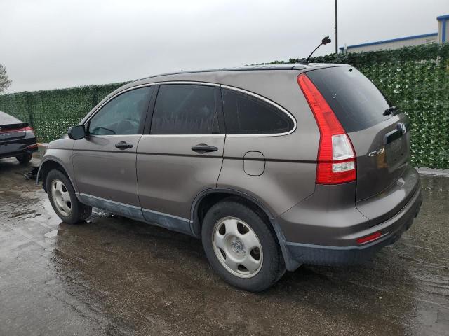 5J6RE3H32BL056882 - 2011 HONDA CR-V LX BROWN photo 2