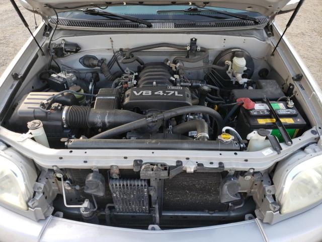 5TBBT44176S485519 - 2006 TOYOTA TUNDRA ACCESS CAB SR5 GRAY photo 11