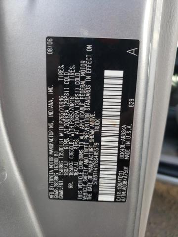 5TBBT44176S485519 - 2006 TOYOTA TUNDRA ACCESS CAB SR5 GRAY photo 12