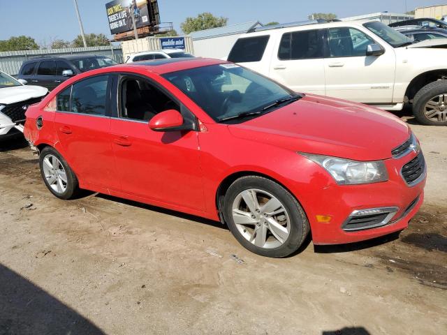 1G1P75SZ1F7136567 - 2015 CHEVROLET CRUZE RED photo 4