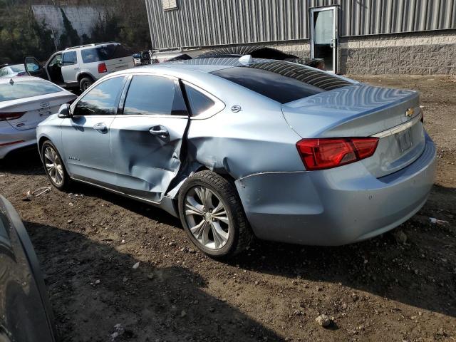 1G1115SL5EU100674 - 2014 CHEVROLET IMPALA LT BLUE photo 2