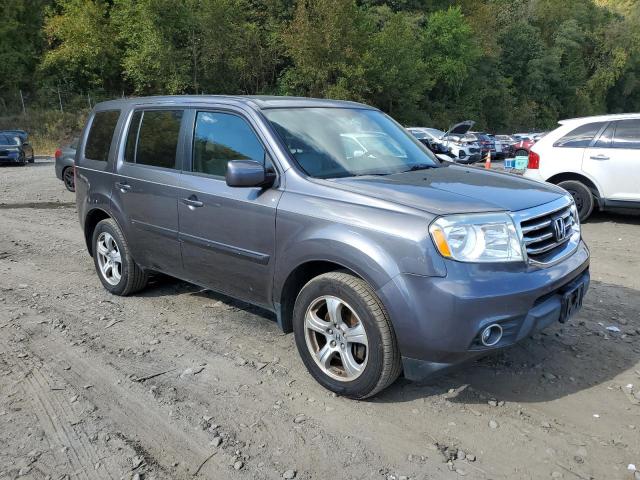 5FNYF4H67EB015928 - 2014 HONDA PILOT EXL GRAY photo 4