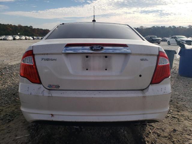 3FAHP0JA5CR265500 - 2012 FORD FUSION SEL WHITE photo 6