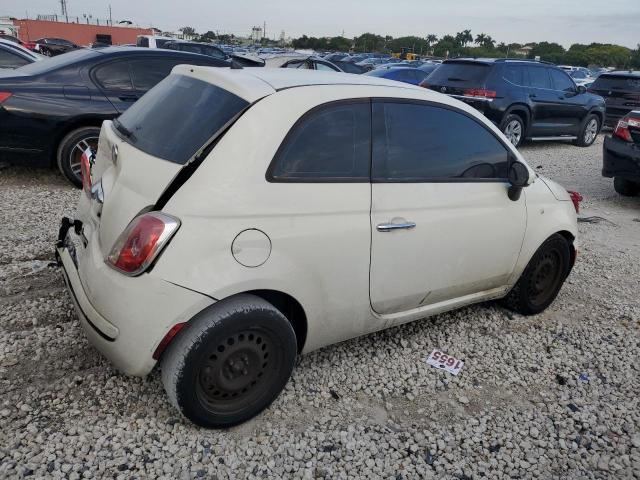 3C3CFFAR0ET220555 - 2014 FIAT 500 POP WHITE photo 3