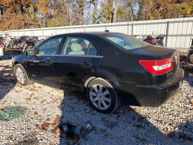 3LNHM26T08R624649 - 2008 LINCOLN MKZ BLACK photo 2