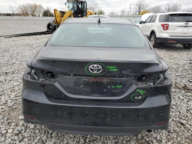 4T1R11AK4MU406478 - 2021 TOYOTA CAMRY LE BLACK photo 6