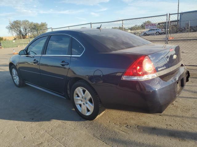 2G1WA5EK3B1207786 - 2011 CHEVROLET IMPALA LS BLUE photo 2