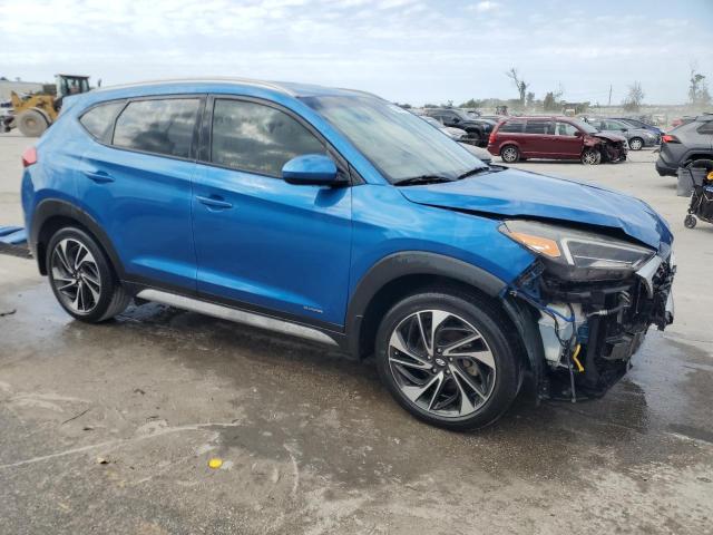 KM8J33AL1KU889758 - 2019 HYUNDAI TUCSON LIMITED BLUE photo 4