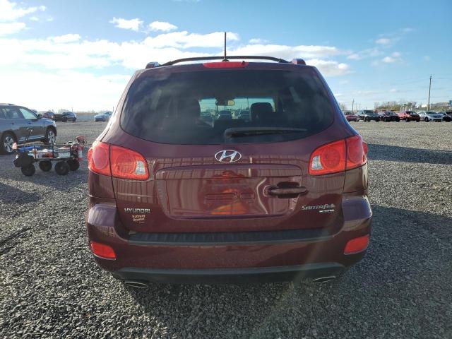 5NMSG13E09H314729 - 2009 HYUNDAI SANTA FE GL BURGUNDY photo 6