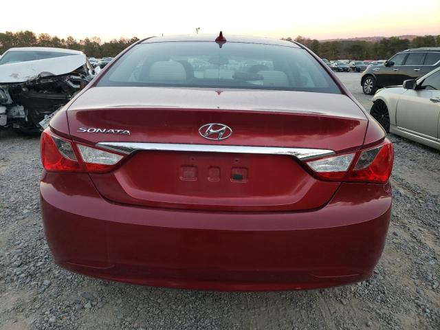 5NPEB4AC0DH707818 - 2013 HYUNDAI SONATA GLS RED photo 6