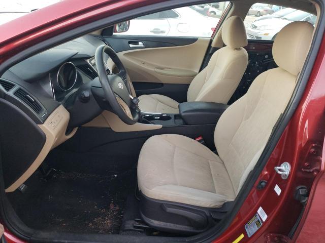 5NPEB4AC0DH707818 - 2013 HYUNDAI SONATA GLS RED photo 7