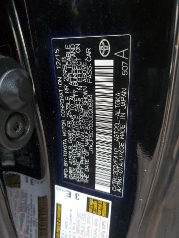 JTKJF5C70GJ020884 - 2016 TOYOTA SCION TC შავი ფოტო 12