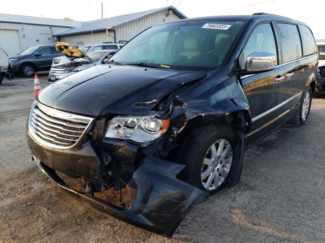 2C4RC1CG7CR226625 - 2012 CHRYSLER TOWN & COU TOURING L CHARCOAL photo 1