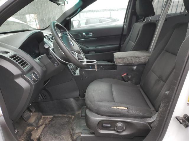 1FM5K8AR2FGB98538 - 2015 FORD EXPLORER POLICE INTERCEPTOR Weiß Foto 7