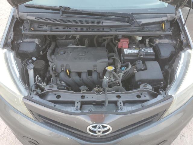 JTDKTUD35DD556993 - 2013 TOYOTA YARIS GRAY photo 11