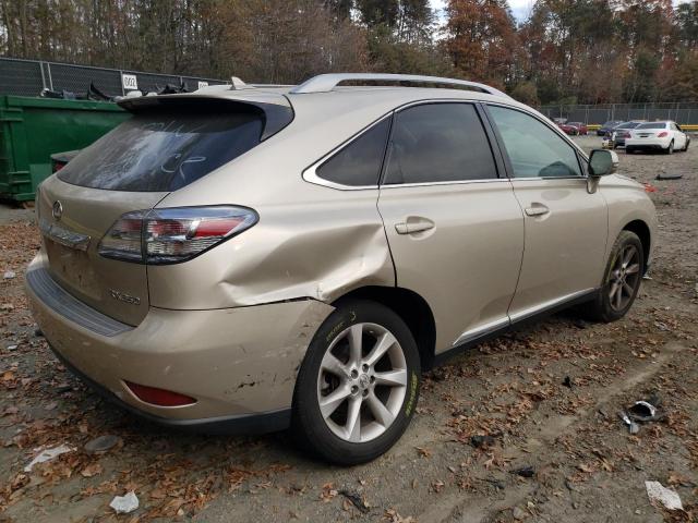 2T2ZK1BA3BC055351 - 2011 LEXUS RX 350 BEIGE photo 3