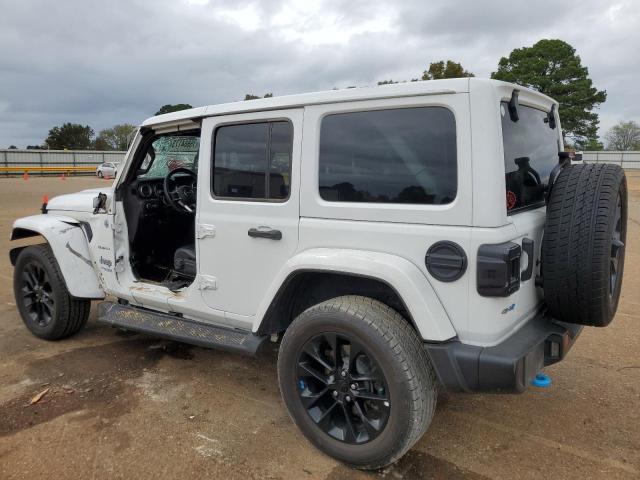1C4JJXP61NW170246 - 2022 JEEP WRANGLER U SAHARA 4XE WHITE photo 2