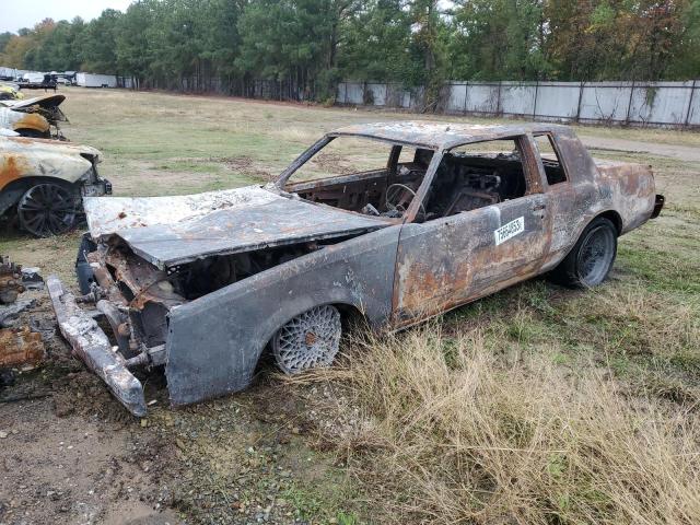 1G4GJ117XHP461430 - 1987 BUICK REGAL 烧焦的 照片 1