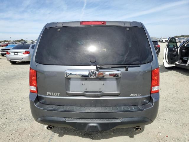 5FNYF4H43CB004310 - 2012 HONDA PILOT EX GRAY photo 6