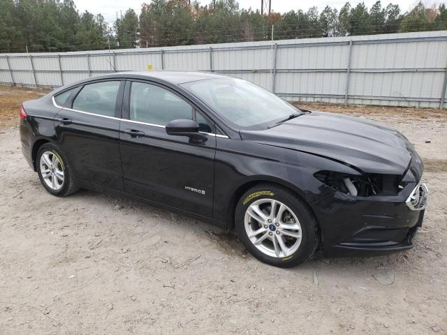 3FA6P0LU0JR286587 - 2018 FORD FUSION SE HYBRID BLACK photo 4