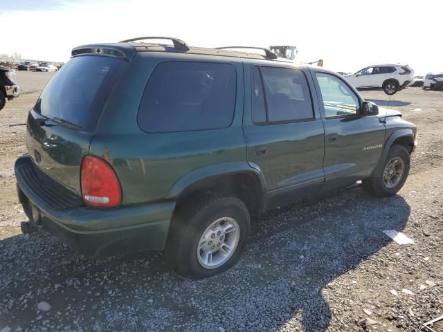 1B4HR28Z3YF154294 - 2000 DODGE DURANGO TEAL photo 3