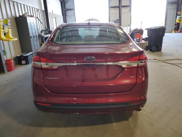 3FA6P0H7XHR211926 - 2017 FORD FUSION SE BURGUNDY photo 6